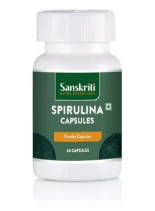 Spirulina Natural Superfood for Energy – 60 Capsules