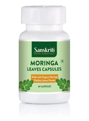 Moringa Leaf Capsules – 60 Vegan Herbal Capsules